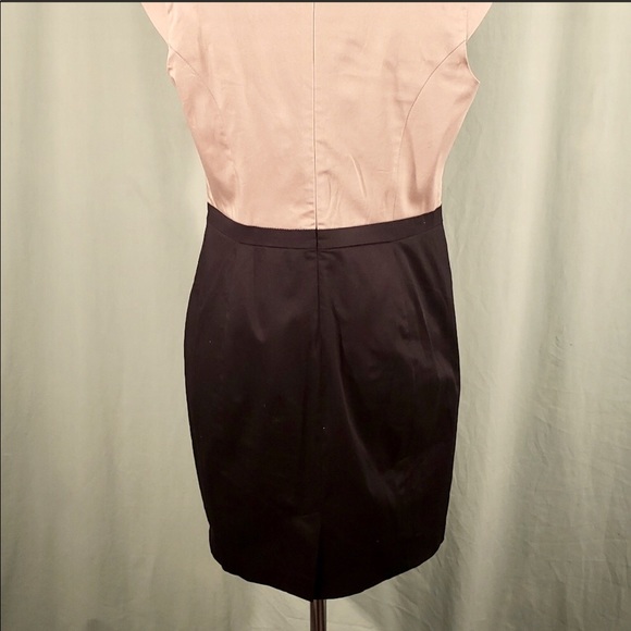 Black and Tan Above the Knee Shift Dress - Picture 2 of 3